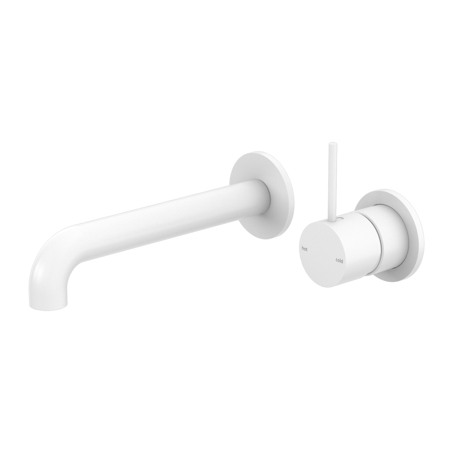 Mecca Wall Basin Mixer Handle Up 160mm